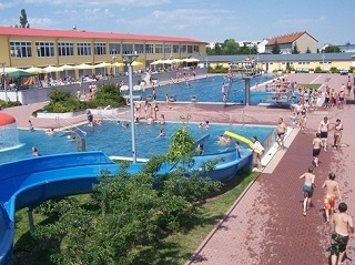 Freibad im Ferienlager Eisenberg in Thringen